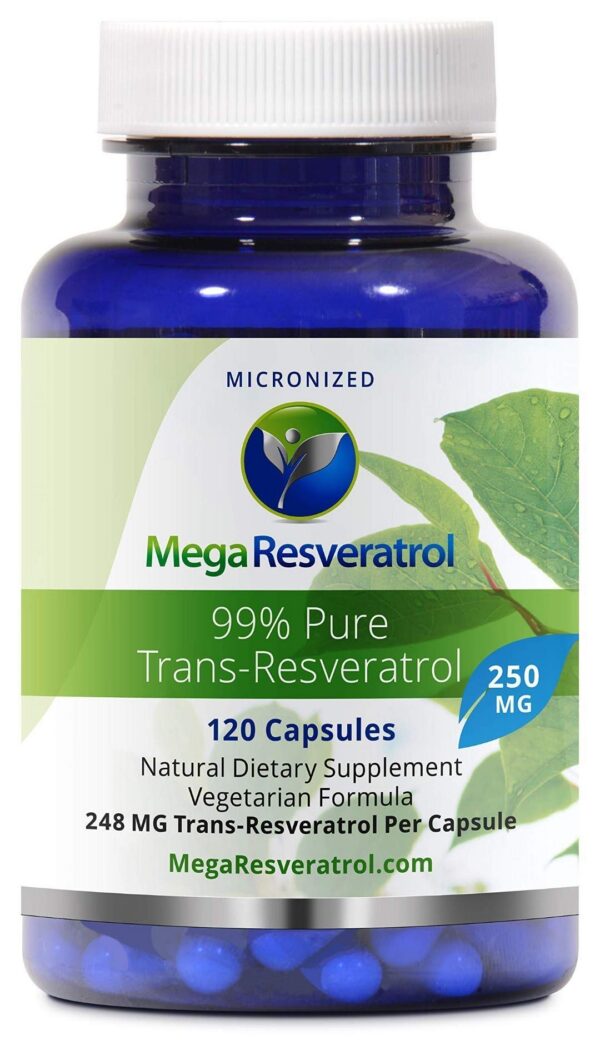 Mega Resveratrol frasco frontal