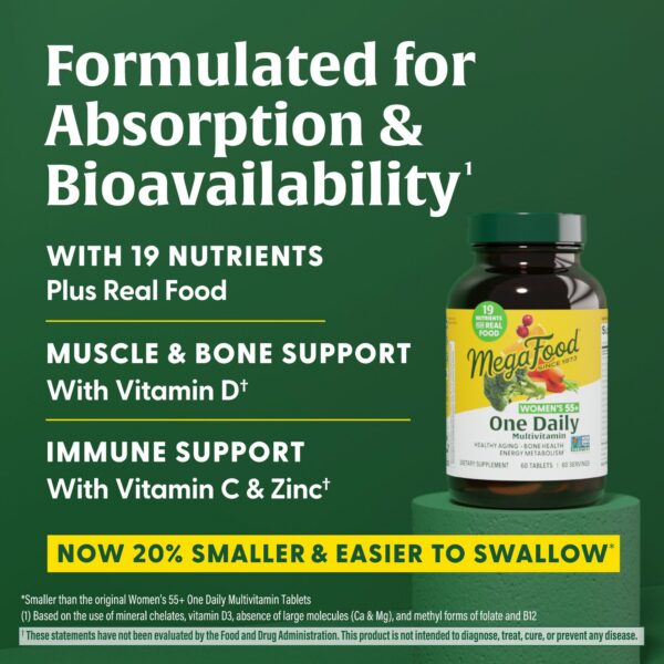 Frente de envase MegaFood Mujer 55+