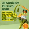 Version 1.0.0 Ingrediente alimentos reales multivitamínico mujeres 55+ MegaFood