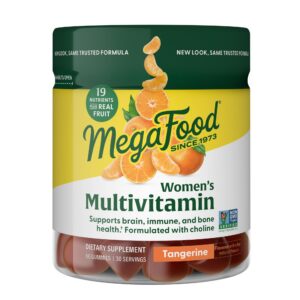Version 1.0.0 MegaFood multivitaminas gominolas para mujeres sabor mandarina