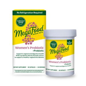 MegaFood probiótico y prebiótico para mujer 30 cápsulas