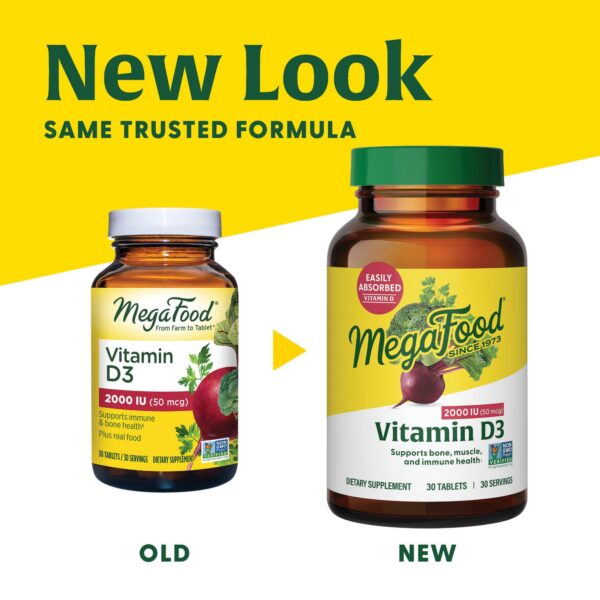 Version 1.0.0 MegaFood suplemento vitamina d3 natural ingredientes