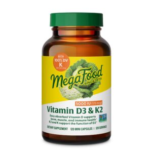 Version 1.0.0 MegaFood vitamina d3 5000 ui botella de suplementos