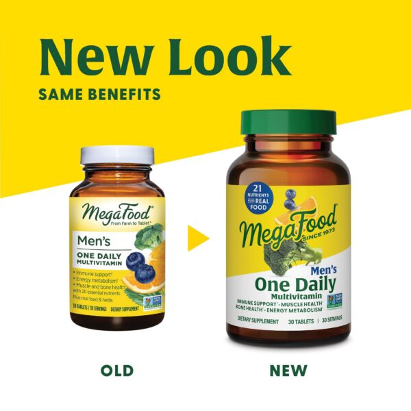 Version 1.0.0 MegaFood vitaminas para hombres elaborado con alimentos reales saludables