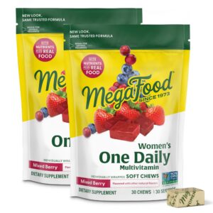 Etiqueta frontal del MegaFood Women’s One Daily Multivitamin Soft Chews