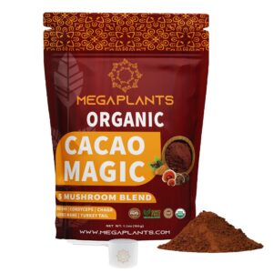 MEGAPLANTS Cacao Magic suplemento con mezcla de hongos y cacao