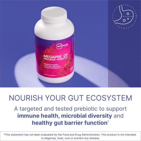 Version 1.0.0 MegaPre DF fibra prebiótica para salud intestinal niños y adultos
