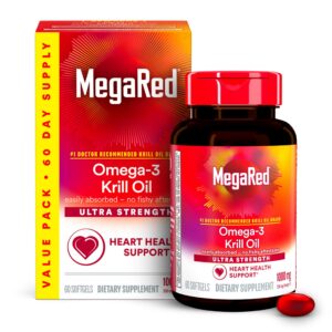 MegaRed Omega-3 Krill Oil front view