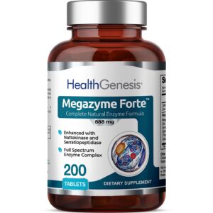 Frasco Megazyme Forte Health Genesis