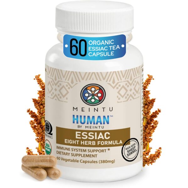 Frasco Essiac 8 hierbas MEINTU frente