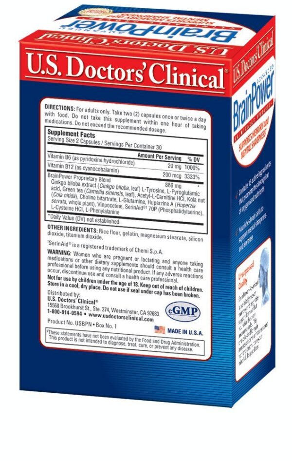 Mejora cognitiva y función cerebral con suplemento