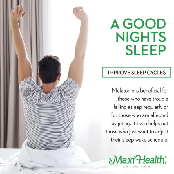 Mel-O-Chew suplemento natural sueño Maxi Health