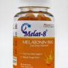 Gomitas Melat-8 melatonina baja dosis sabor cereza naranja