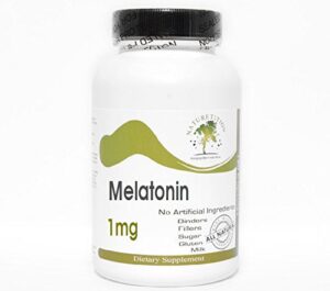 Melatonina 1mg Naturetition Supplements frasco 100 cápsulas