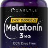 Melatonina 3mg Carlyle tabletas caja frontal