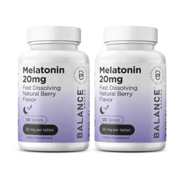 Melatonina Balancebreens 20mg tabletas rápida disolución 120 unidades