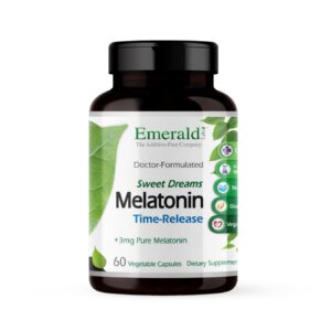 Melatonina liberación prolongada EMERALD LABS suplemento para dormir