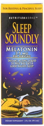 Melatonina líquida 3.5mg Sleep Soundly frasco 2 onzas