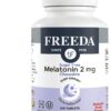 Melatonina masticable Freeda 2 mg frasco frontal