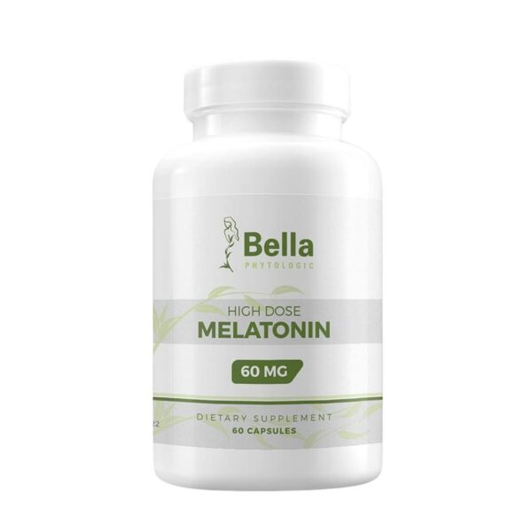 Melatonina pura Bella Phytologic 60 cápsulas paquete