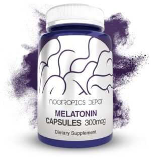 Melatonina suplemento natural 300mcg 120 píldoras Nootropics Depot