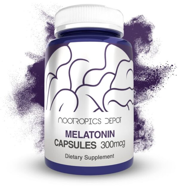Melatonina suplemento natural 300mcg 120 píldoras Nootropics Depot