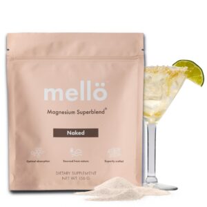 mellö magnesio glicinato en polvo frasco