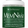 Version 1.0.0 MemNivia suplemento cerebral frasco vista frontal