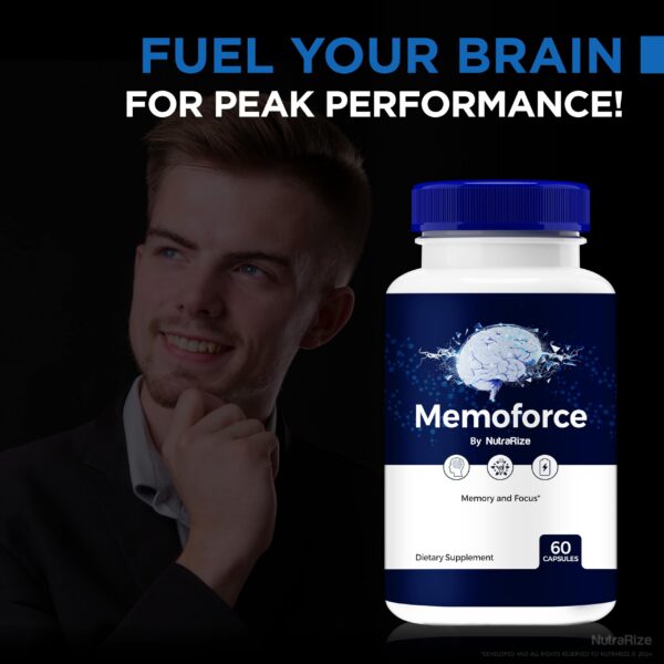 Memoforce Brain vitaminas para concentración y memoria