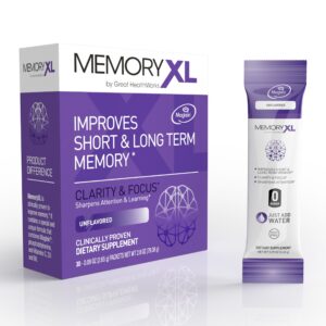 MemoryXL frasco frontal