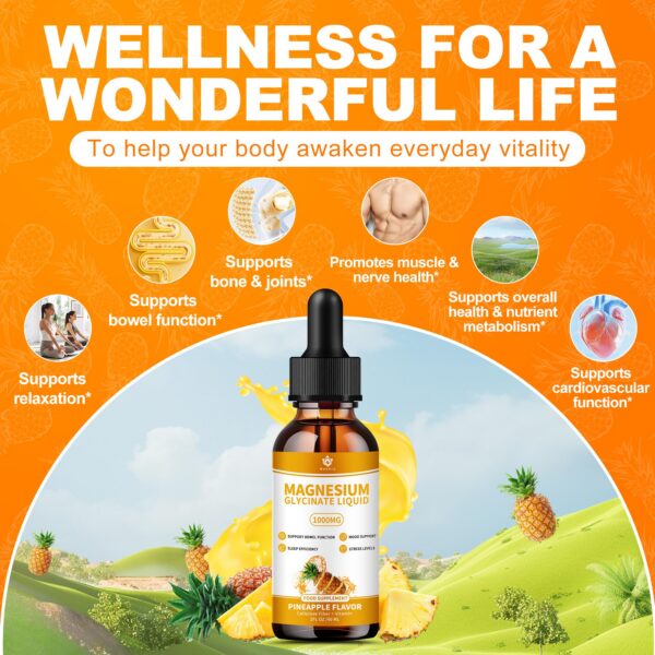 Frasco con gotero de magnesio líquido