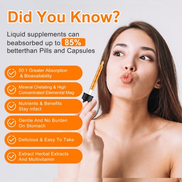 Etiqueta del producto Menkru glicinato magnesio líquido