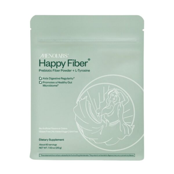 MENOLABS suplemento prebiótico de fibra para menopausia 60 porciones