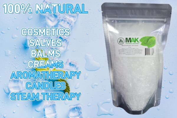 Version 1.0.0 Cristales de mentol en envase