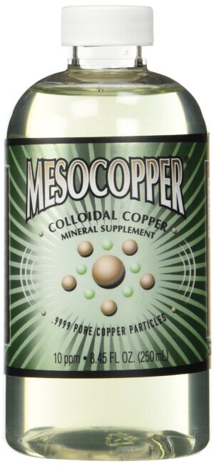 Version 1.0.0 Frasco MesoCopper cobre coloidal 10 ppm