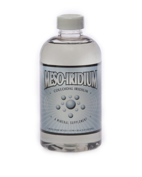 Botella de MesoIridium iridio coloidal