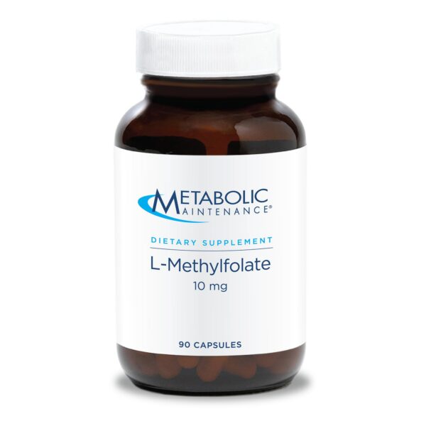 Metabolic Maintenance L-metilfolato 10mg frasco 90 cápsulas