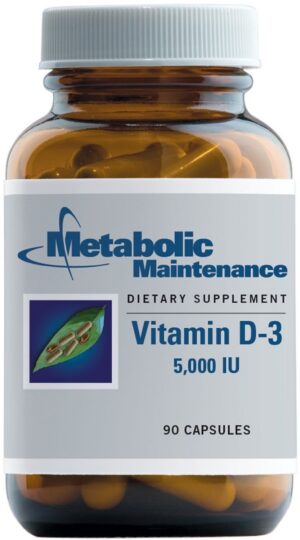 Metabolic Maintenance botella suplemento vitamina d3 5000 iu