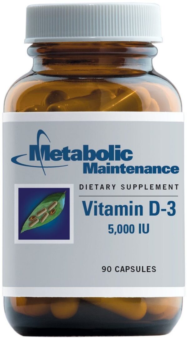Metabolic Maintenance botella suplemento vitamina d3 5000 iu