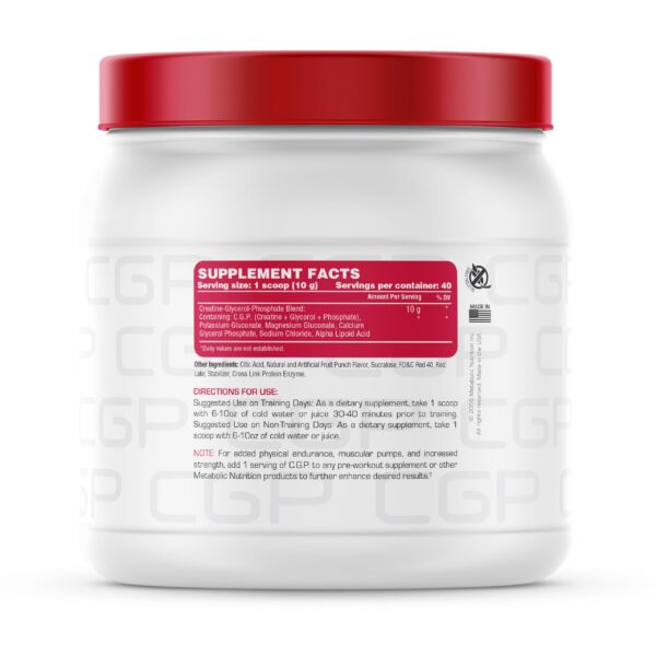 Detalle de ingredientes CGP