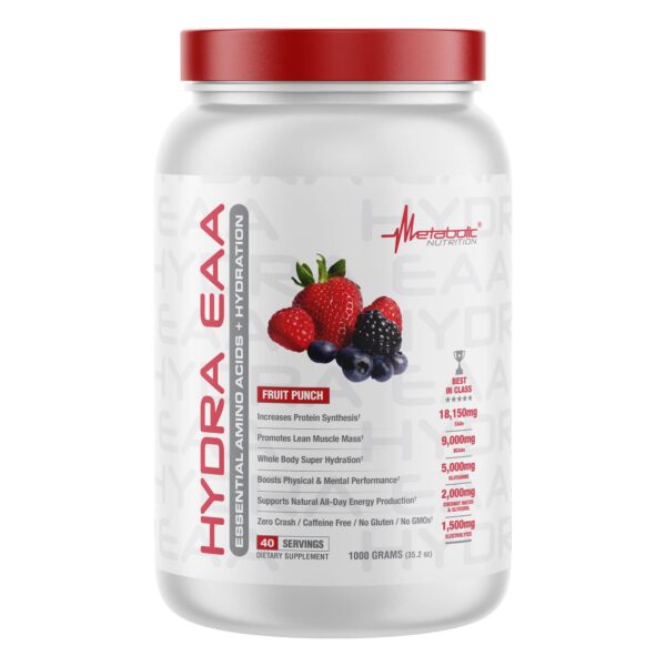Metabolic Nutrition Hydra EAA etiqueta frontal