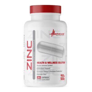 Zinc Metabolic Nutrition cápsula frente