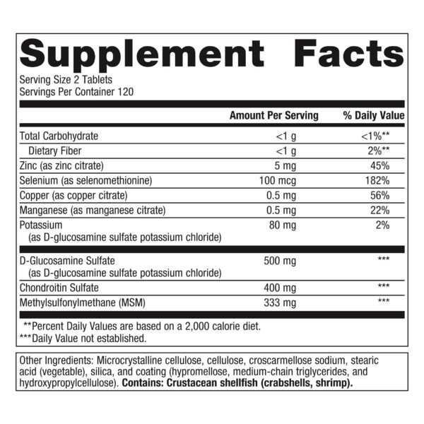 Version 1.0.0 Frasco de ChondroCare Metagenics