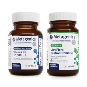Metagenics Vitamin D3 10k + K softgel bottle