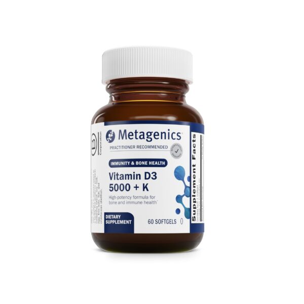 Etiqueta frontal del conjunto Metagenics Wellness Duo