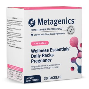 Paquete de Metagenics Essential Wellness Pregnancy 30 sobres