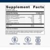Etiqueta con vitaminas B12 y folato