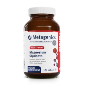 Metagenics Magnesium Glycinate etiqueta frontal