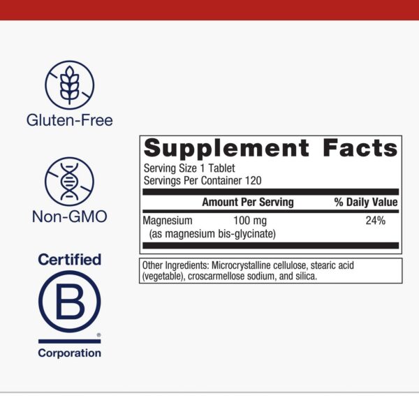 Version 1.0.0 Metagenics Magnesium Glycinate etiqueta lateral