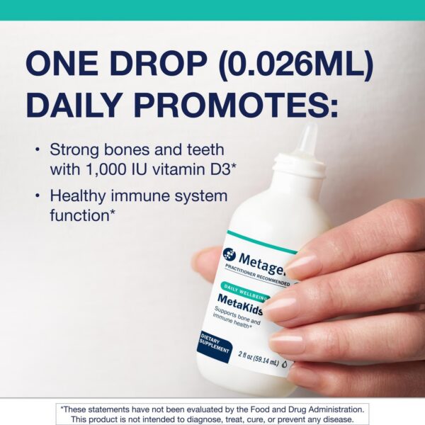 Version 1.0.0 Cuenta gotas con dosis de vitamina D3 MetaKids